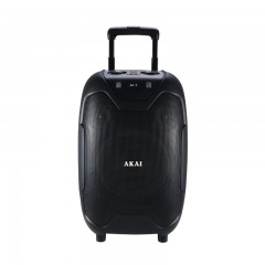 Akai Ηχείο Karaoke με Ασύρματο Μικρόφωνο ABTS-X10 Plus 110582-0129 Μαύρο